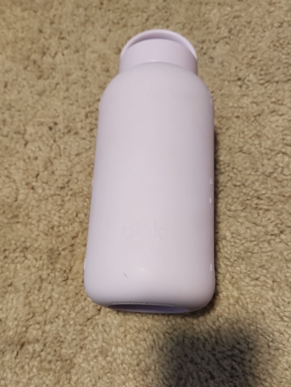 Bink 27 Oz Glass Day Water Bottle With Protective Silicone Sleeve
